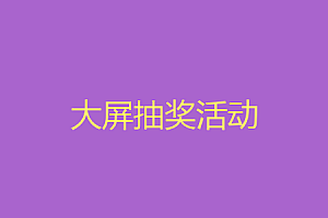 大屏抽奖活动